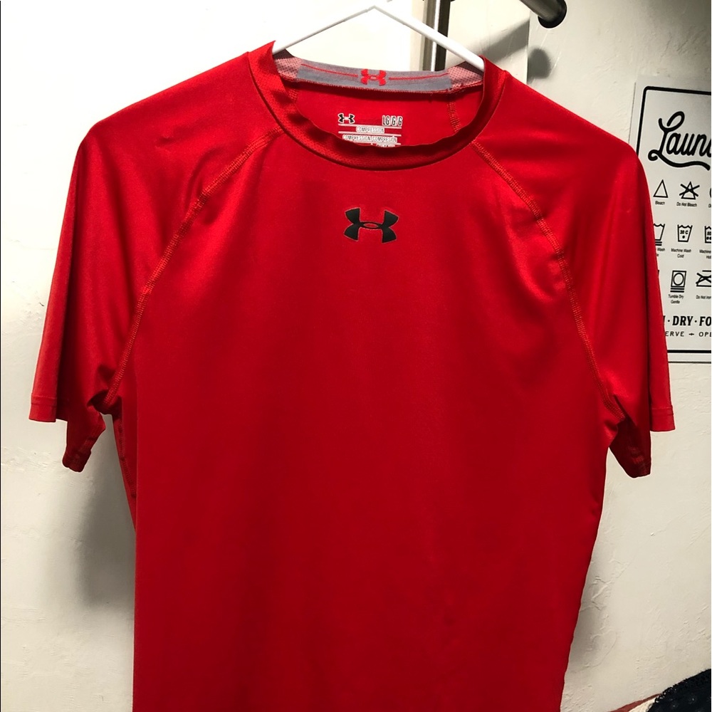 Red Under Armour Sweatshirt